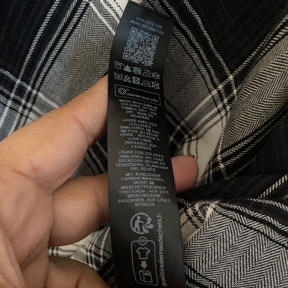 ASOS Petite Mini Tea Dress in Black Check - Picture 12 of 14